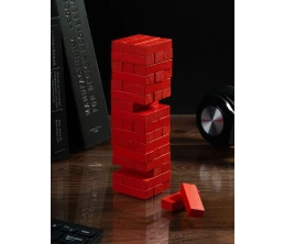 Игра «Деревянная башня мини», красная