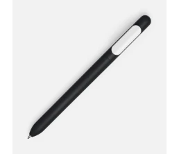 Ручка шариковая Swiper Soft Touch, черная с белым