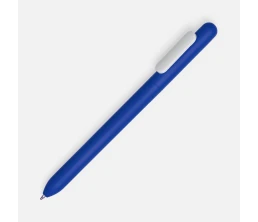 Ручка шариковая Swiper Soft Touch, синяя с белым