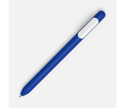 Ручка шариковая Swiper Soft Touch, синяя с белым