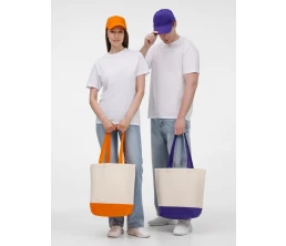 Холщовая сумка Shopaholic, оранжевая