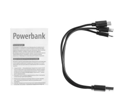 Внешний аккумулятор Uniscend Full Feel 10000 мАч с индикатором, черный