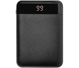 Внешний аккумулятор Uniscend Full Feel 10000 мАч с индикатором, черный