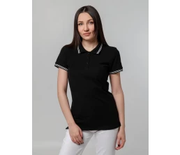 Рубашка поло женская Virma Stripes Lady, черная