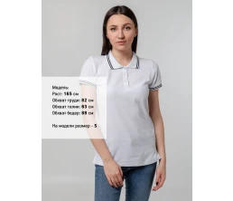 Рубашка поло женская Virma Stripes Lady, белая