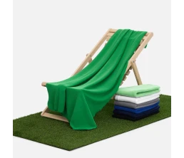 Флисовый плед Warm&Peace, зеленый