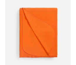 Флисовый плед Warm&Peace, оранжевый