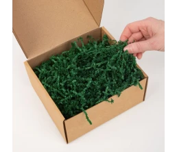 Бумажный наполнитель Chip, темно-зеленый (изумрудный)