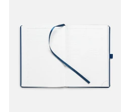 Ежедневник Favor Metal, недатированный, синий