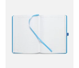 Ежедневник Favor Metal, недатированный, голубой