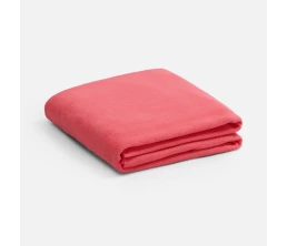 Флисовый плед Warm&Peace, розовый (коралловый)