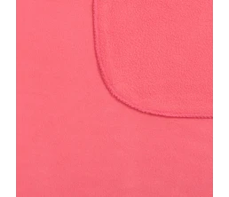 Флисовый плед Warm&Peace, розовый (коралловый)