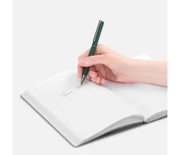 Ручка шариковая Blade Soft Touch, зеленая