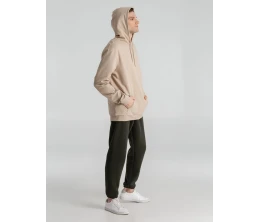 Толстовка с капюшоном унисекс Hoodie, бежевая