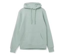 Толстовка с капюшоном унисекс Hoodie, серо-зеленая