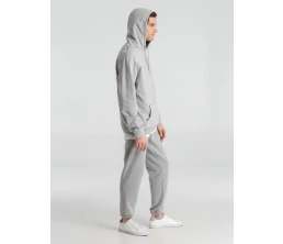 Толстовка с капюшоном унисекс Hoodie, серый меланж