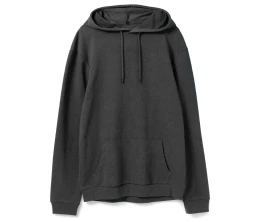 Толстовка с капюшоном унисекс Hoodie, серый меланж (антрацит)