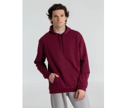 Толстовка с капюшоном унисекс Hoodie, бордовая