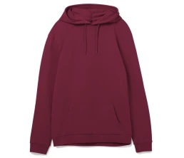 Толстовка с капюшоном унисекс Hoodie, бордовая