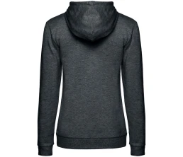 Толстовка с капюшоном женская Hoodie, серый меланж (антрацит)