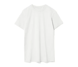 Футболка унисекс T-Bolka 160, белая (теплый оттенок)