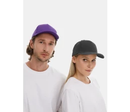 Бейсболка Long Beach, темно-фиолетовая