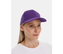 Бейсболка Long Beach, темно-фиолетовая