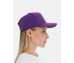 Бейсболка Long Beach, темно-фиолетовая