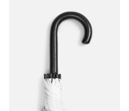 Зонт-трость Standard, белый с серебристым внутри