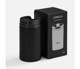 Термостакан Canella, черный