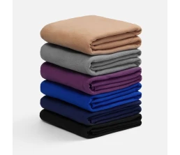 Флисовый плед Warm&Peace, ярко-синий