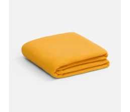 Флисовый плед Warm&Peace, желтый