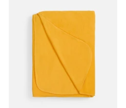 Флисовый плед Warm&Peace, желтый