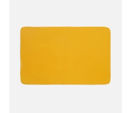 Флисовый плед Warm&Peace, желтый