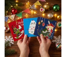 Набор Warmest Wishes: 3 открытки с конвертами