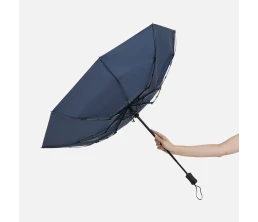 Зонт складной Monsoon, темно-синий