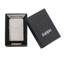 Зажигалка Zippo Classic Brushed, серебристая