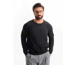 Свитшот унисекс Space, черный