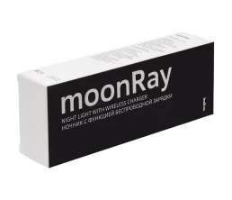 Станция беспроводной зарядки с ночником moonRay, белая