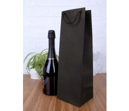 Пакет под бутылку Vindemia, черный