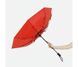 Зонт складной Monsoon, красный