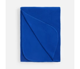 Флисовый плед Warm&Peace XL, ярко-синий