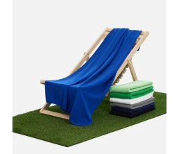 Флисовый плед Warm&Peace XL, ярко-синий