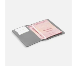 Обложка для паспорта Alaska, серая