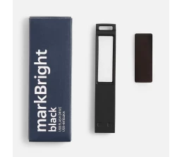 Флешка markBright Black с синей подсветкой, 32 Гб