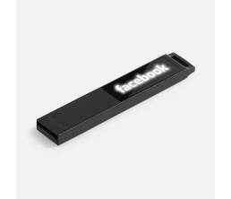 Флешка markBright Black с белой подсветкой, 32 Гб