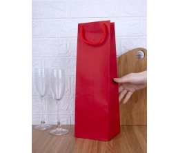 Пакет под бутылку Vindemia, красный