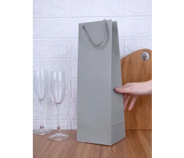 Пакет под бутылку Vindemia, серый