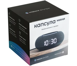 Умная колонка «Капсула Мини» с помощником «Маруся», темно-серая
