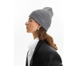 Шапка Bernard, серый меланж